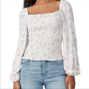 Cupcakes & Cashmere Savannah Floral Blouse